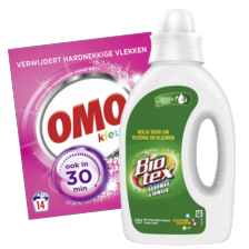 Omo of Biotex wasmiddel
